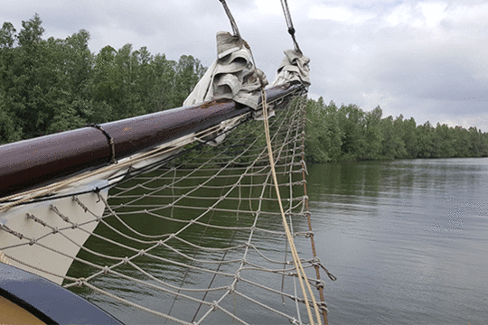 Zeilschip Schuttevaer, excursie MIJsselmonding Fogol