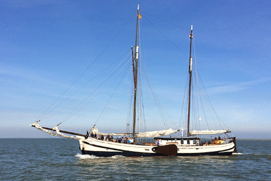 Onderweg met zeilschip de Schuttevaer