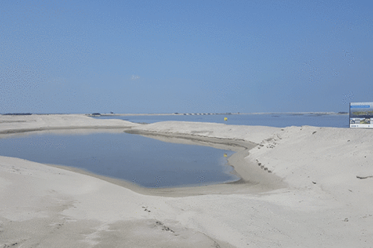 Eerste eiland Marker Wadden