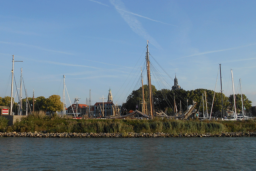 Uitzicht Enkhuizen, foto Siegfried Sumter